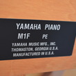 1995 Yamaha M1F piano - Upright - Console Pianos
